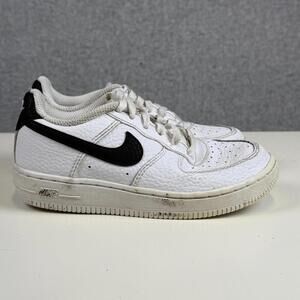 Nike Air Force 1 Low Black White Athletic Shoes Sneakers Childs 11C